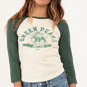 BDG Urban Outfitters Raglan Sport Womens Baby Tee (never been worn)